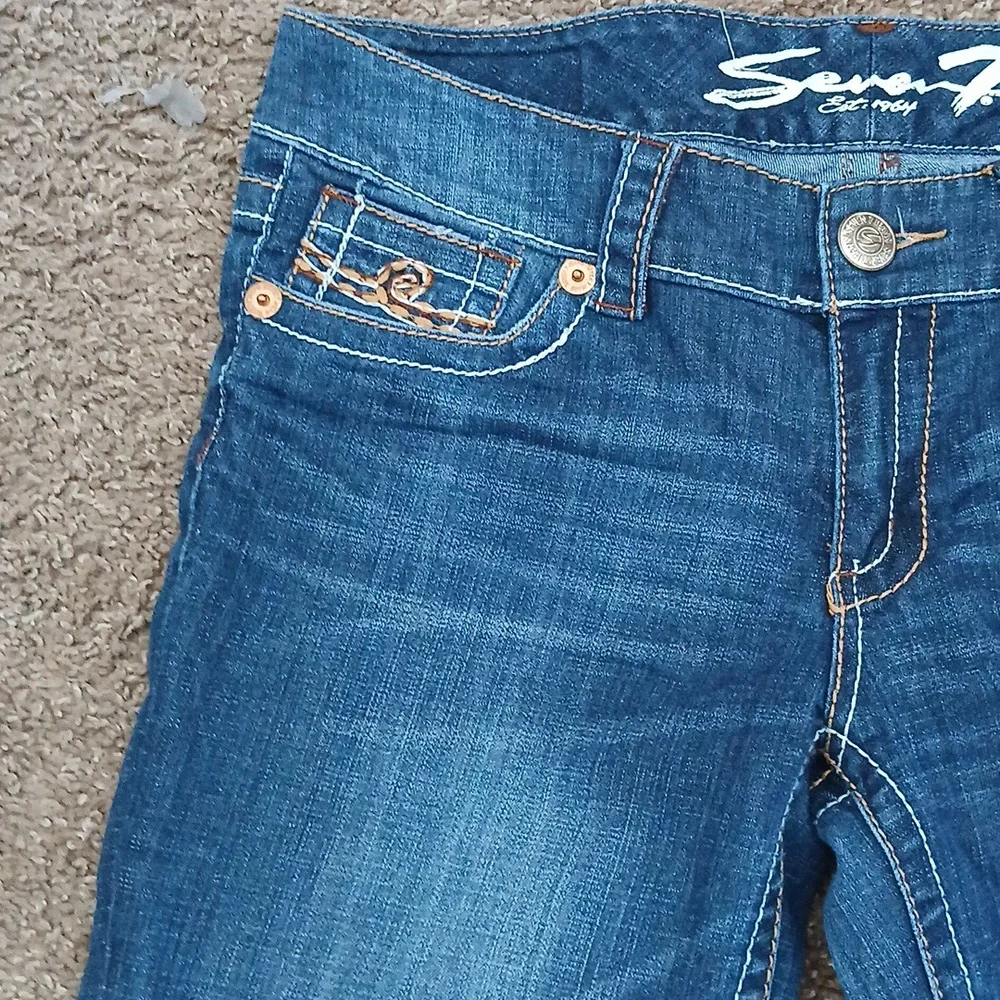 Seven7  denim bootcut jeans size 31 - Picture 3 of 15